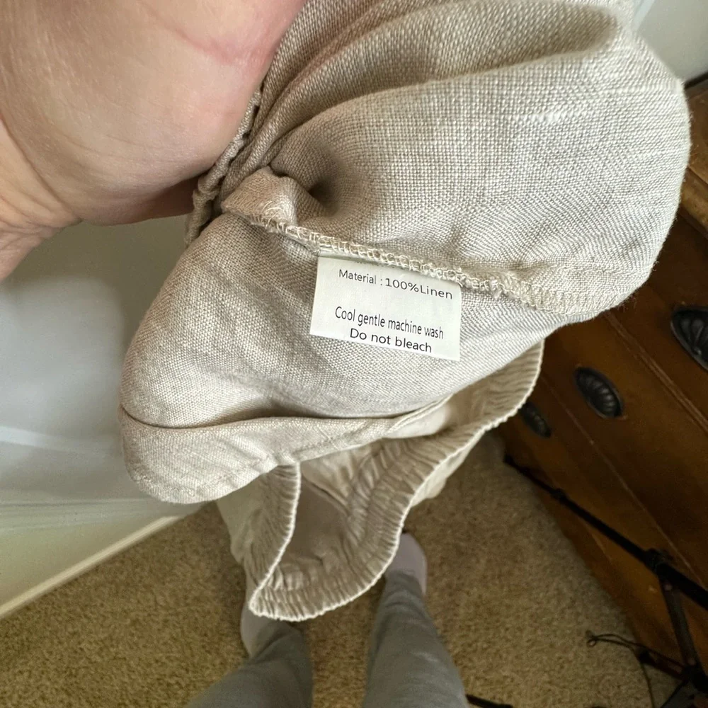 2 Piece XL Linen Bundle Top and Pants - Picture 9 of 12